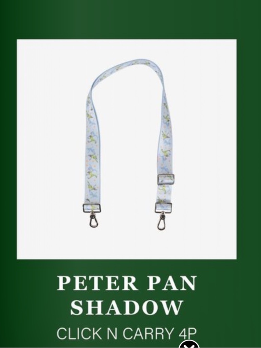 Harveys Peter Pan Shadow Click N Carry